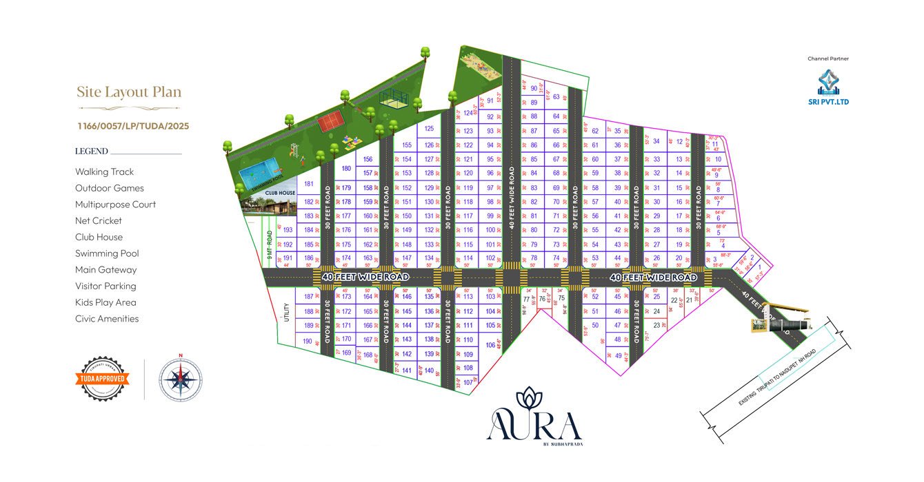 Aura Site Layout Plan